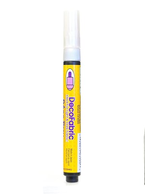 Marvy Uchida Decofabric Marker Pearl White [Pack Of 6] (6PK-222S#P0)