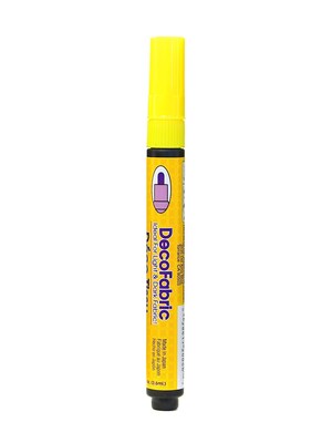 Marvy Uchida Decofabric Marker Yellow [Pack Of 6] (6PK-222S#5)