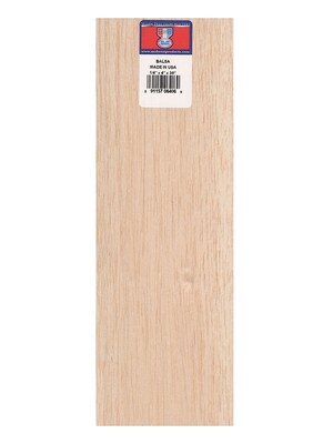 Midwest Balsa Sheets 1/4 In. 4 In. X 36 In. [Pack Of 5] (5PK-6406)