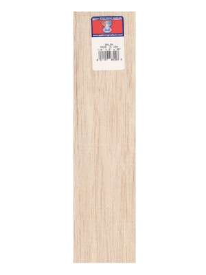 Midwest Balsa Sheets 1/8 In. 3 In. X 36 In. [Pack Of 10] (10PK-6304)