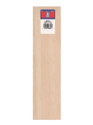 Midwest Balsa Sheets 3/32 In. 3 In. X 36 In. [Pack Of 10] (10PK-6303)