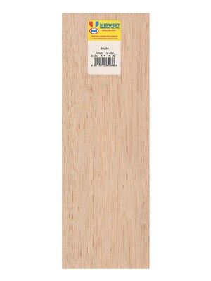 Midwest Balsa Sheets 3/32 In. 4 In. X 36 In. [Pack Of 10] (10PK-6403)