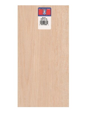 Midwest Balsa Sheets 3/32 In. 6 In. X 36 In. [Pack Of 5] (5PK-6603)