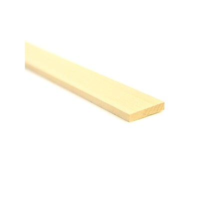 Midwest Basswood Sheets 3/16 In. 1 In. X 24 In. [Pack Of 10] (10PK-4105)