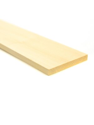 Midwest Basswood Sheets 3/8 In. 3 In. X 24 In. [Pack Of 5] (5PK-4308)
