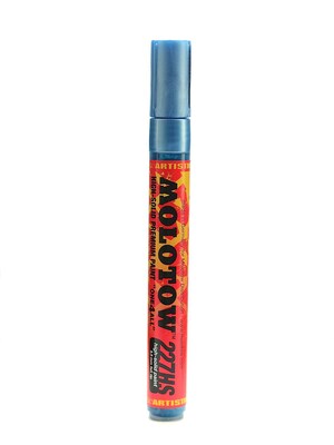 Molotow One4All Acrylic Paint Markers, Assorted Tips, Metallic Blue, 3/Pack (00093)