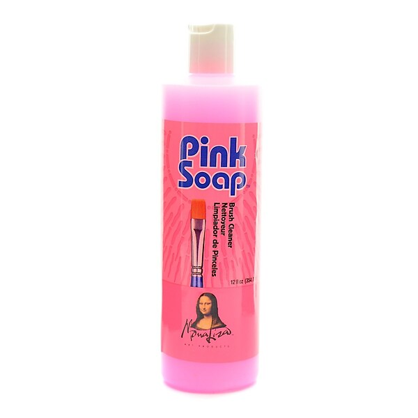 Mona Lisa Pink Brush Soap 12 Oz. [Pack Of 2] (2PK-00132-66)