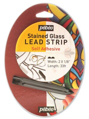 Pebeo Self Adhesive Lead Strip Lead Strips 1/8 In. 33 Ft. (843001)