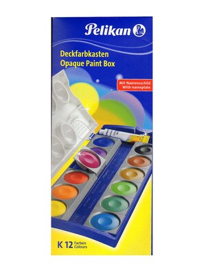 Pelikan Opaque Paint Box 12 Pan Set (720854)