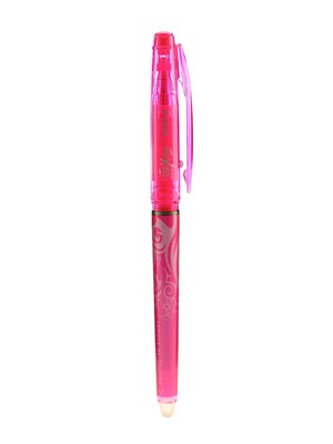 Pilot Frixion Point Erasable Gel Pens Pink Each 0.5 Mm [Pack Of 12] (12PK-FXP5-PNK-BC)