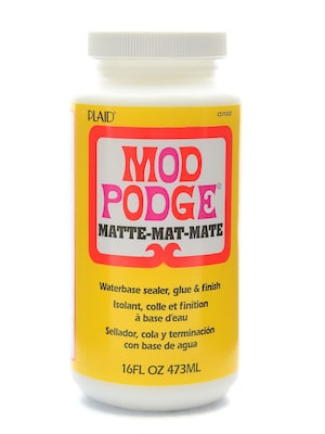 Plaid Mod Podge Medium Matte, 16 oz., Clear, 2/Pack (58362-PK2)