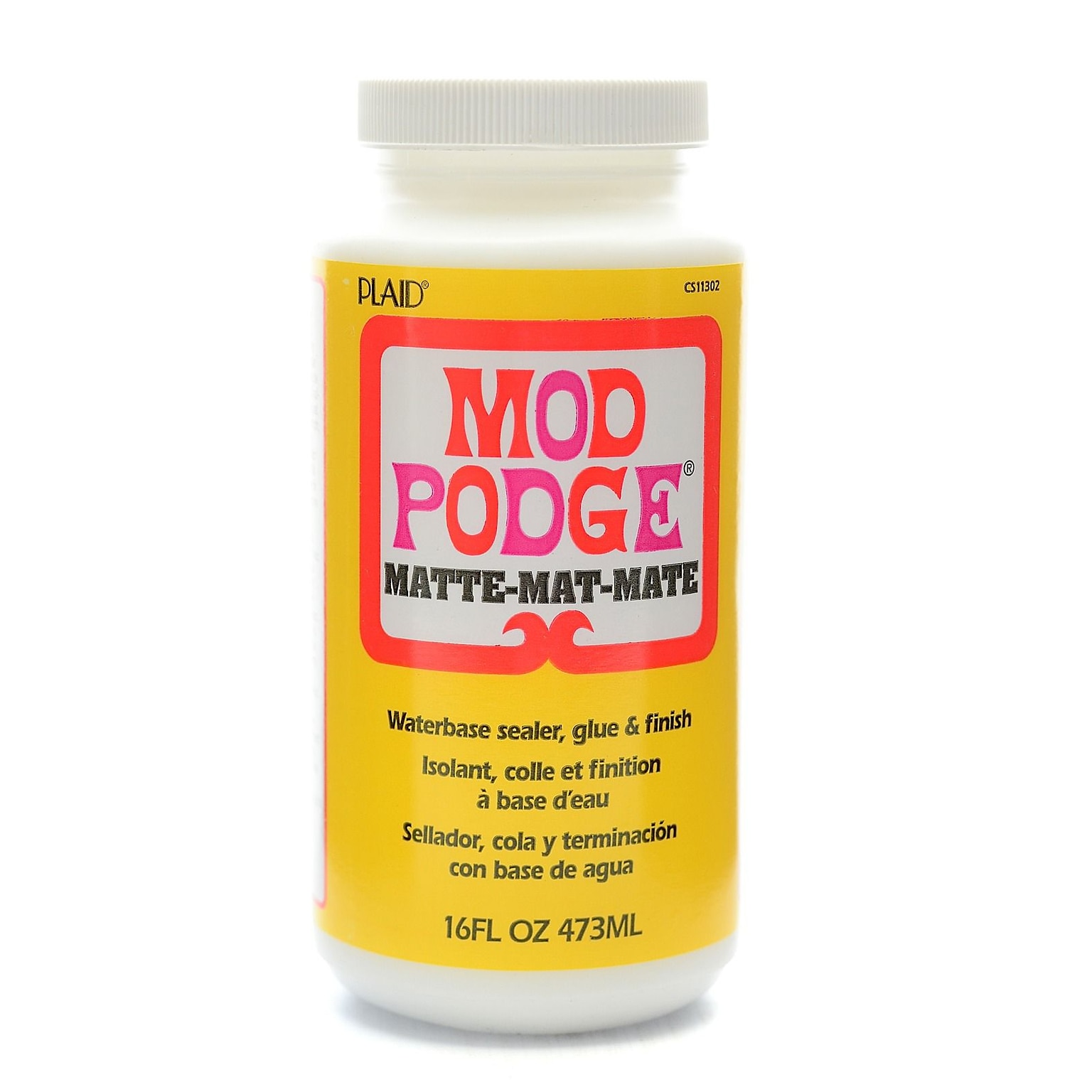 Plaid Mod Podge Medium Matte, 16 oz., Clear, 2/Pack (58362-PK2)