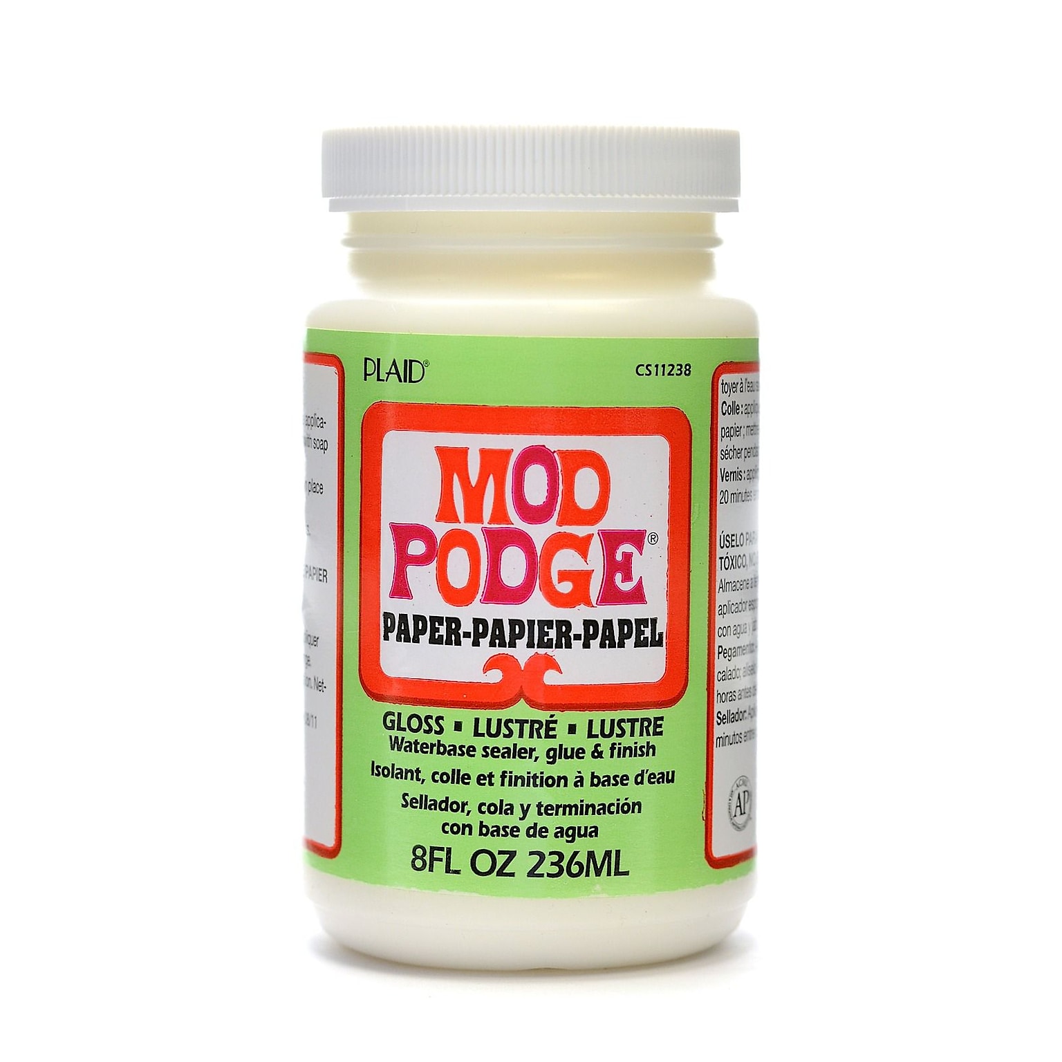 Plaid Mod Podge Medium Formulas Paper Gloss 8 Oz. [Pack Of 2] (2PK-CS11238)