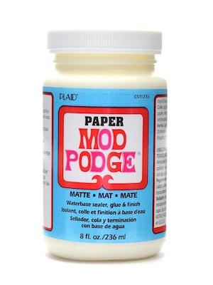 Plaid Mod Podge Medium Formulas Paper Matte 8 Oz. [Pack Of 2] (2PK-CS11236)