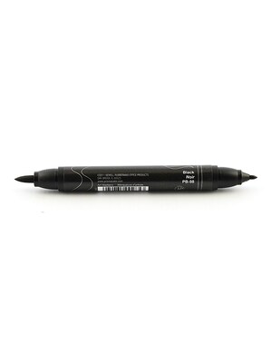 Prismacolor Premier Double-Ended Brush Tip Markers Black 098 [Pack Of 6] (6PK-1773285)