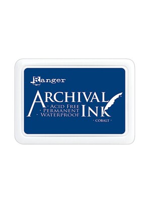 Ranger Archival Ink Cobalt 2 1/2 In. X 3 3/4 In. Pad [Pack Of 3] (3PK-AIP31444)