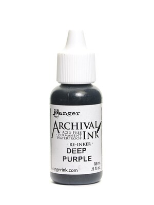 Ranger Archival Ink Deep Purple 1/2 Oz. Bottle [Pack Of 6] (6PK-ARR30478)