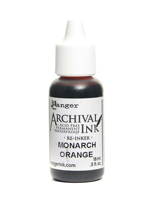 Ranger Archival Ink Monarch Orange 1/2 Oz. Bottle [Pack Of 6] (6PK-ARR31406)