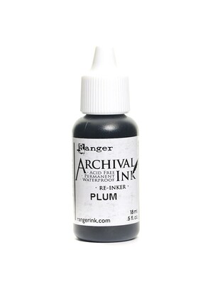 Ranger Archival Ink Plum 1/2 Oz. Bottle [Pack Of 6] (6PK-ARR30836)
