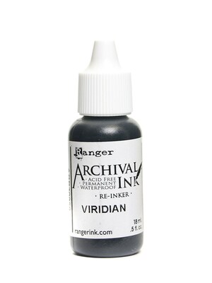 Ranger Archival Ink Viridian 1/2 Oz. Bottle [Pack Of 6] (6PK-ARR30959)
