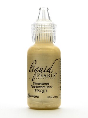 Ranger Liquid Pearls Pearlescent Paint Bisque 1/2 Oz. [Pack Of 8] (8PK-LPL28062)
