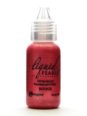 Ranger Liquid Pearls Pearlescent Paint Rouge 1/2 Oz. [Pack Of 8] (8PK-LPL28222)