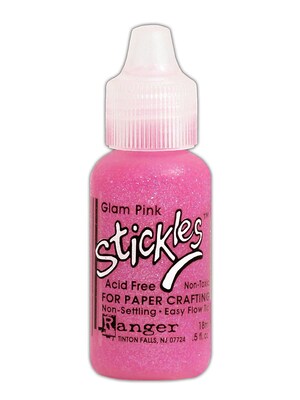 Ranger Stickles Glitter Glue Glam Pink 0.5 Oz. Bottle [Pack Of 6] (6PK-SGG29533)