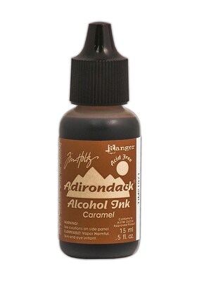 Ranger Tim Holtz Adirondack Alcohol Inks Caramel Earthtones 0.5 Oz. Bottle [Pack Of 6] (6PK-TIM21971)