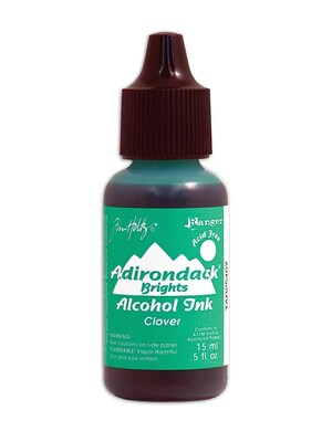 Ranger Tim Holtz Adirondack Alcohol Inks Clover Brights 0.5 Oz. Bottle [Pack Of 6] (6PK-TAB25467)