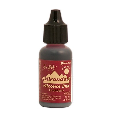 Ranger Tim Holtz Adirondack Alcohol Inks Cranberry Earthtones 0.5 Oz. Bottle [Pack Of 6] (6PK-TIM21995)