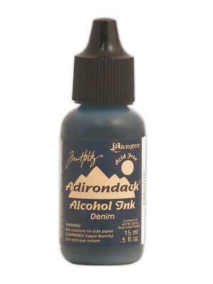 Ranger Tim Holtz Adirondack Alcohol Inks Denim Earthtones 0.5 Oz. Bottle [Pack Of 6] (6PK-TIM22015)