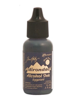 Ranger Tim Holtz Adirondack Alcohol Inks Eggplant Earthtones 0.5 Oz. Bottle [Pack Of 6] (6PK-TIM22022)