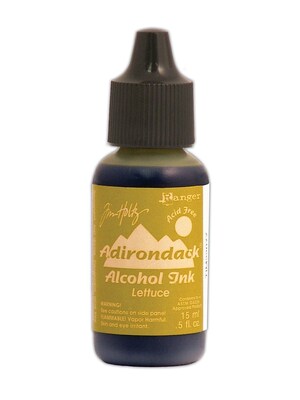 Ranger Tim Holtz Adirondack Alcohol Inks Lettuce Earthtones 0.5 Oz. Bottle [Pack Of 6] (6PK-TIM22077)