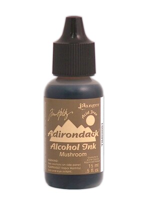 Ranger Tim Holtz Adirondack Alcohol Inks Mushroom Earthtones 0.5 Oz. Bottle [Pack Of 6] (6PK-TIM22091)