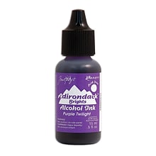 Ranger Tim Holtz Adirondack Alcohol Inks Purple Twilight Brights 0.5 Oz. Bottle [Pack Of 6] (6PK-TAB