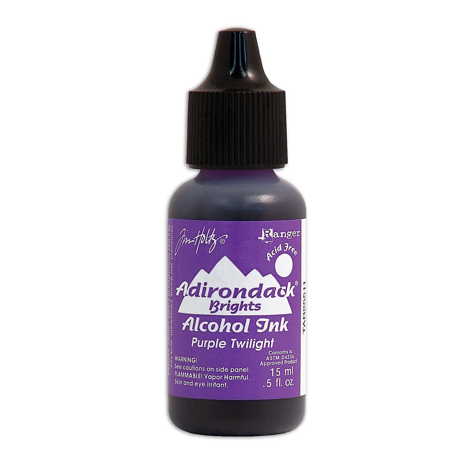 Ranger Tim Holtz Adirondack Alcohol Inks Purple Twilight Brights 0.5 Oz. Bottle [Pack Of 6] (6PK-TAB25511)