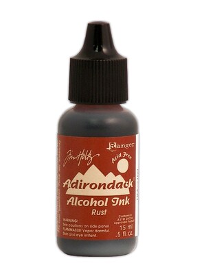 Ranger Tim Holtz Adirondack Alcohol Inks Rust Earthtones 0.5 Oz. Bottle [Pack Of 6] (6PK-TIM22169)