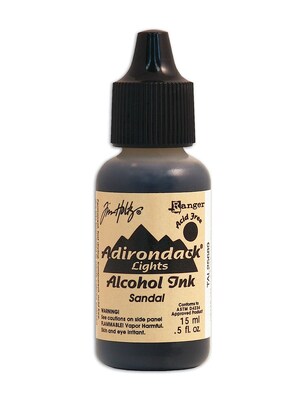 Ranger Tim Holtz Adirondack Alcohol Inks Sandal Lights 0.5 Oz. Bottle [Pack Of 6] (6PK-TAL25689)