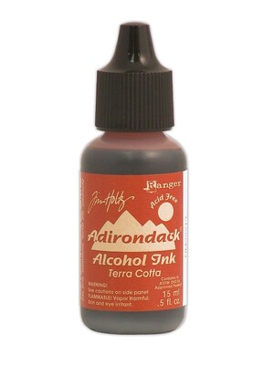 Ranger Tim Holtz Adirondack Alcohol Inks Terra Cotta Earthtones 0.5 Oz. Bottle [Pack Of 6] (6PK-TIM22213)