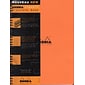 Rhodia Professional Notebooks, 8.25" x 11.75", Wide Ruled, 80 Sheets, Orange (92624)