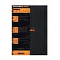 Rhodia Professional Notebooks, 8.25" x 11.75", Wide Ruled, 90 Sheets, Black (92614)