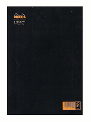 Rhodia Staplebound Notebooks Ruled, Black Cover 8 1/4 In. X 11 3/4 In. 48 Sheets [Pack Of 5] (5PK-11