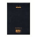 Rhodia Wirebound Notebooks Ruled 8 1/4 In. X 12 1/2 In. Black [Pack Of 5] (5PK-185019)