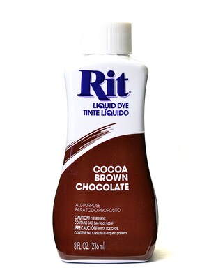 Rit Dyes Cocoa Brown Liquid 8 Oz. Bottle [Pack Of 4] (4PK-8209)