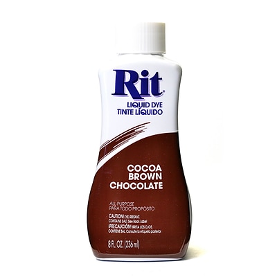 Rit Dyes Cocoa Brown Liquid 8 Oz. Bottle [Pack Of 4] (4PK-8209)