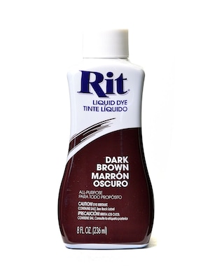 Rit Dyes Dark Brown Liquid 8 Oz. Bottle [Pack Of 4] (4PK-8259)