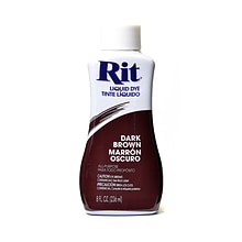 Rit Dyes Dark Brown Liquid 8 Oz. Bottle [Pack Of 4] (4PK-8259)