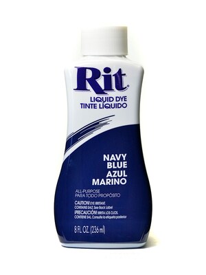 Rit Dyes Navy Blue Liquid 8 Oz. Bottle [Pack Of 4] (4PK-8309)