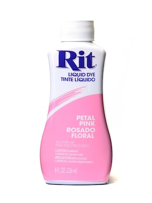 Rit Dyes Petal Pink Liquid 8 Oz. Bottle [Pack Of 4] (4PK-8079)