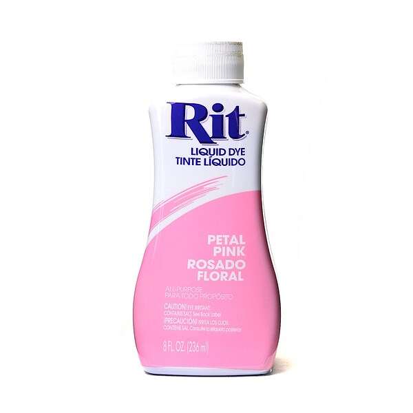 Rit Dyes Petal Pink Liquid 8 Oz. Bottle [Pack Of 4] (4PK-8079)